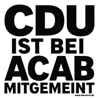 Aufkleber CDU