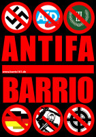 Aufkleber Barrio Antifa